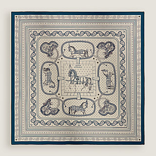 Grand Apparat Bandana shawl 140 | Hermès USA